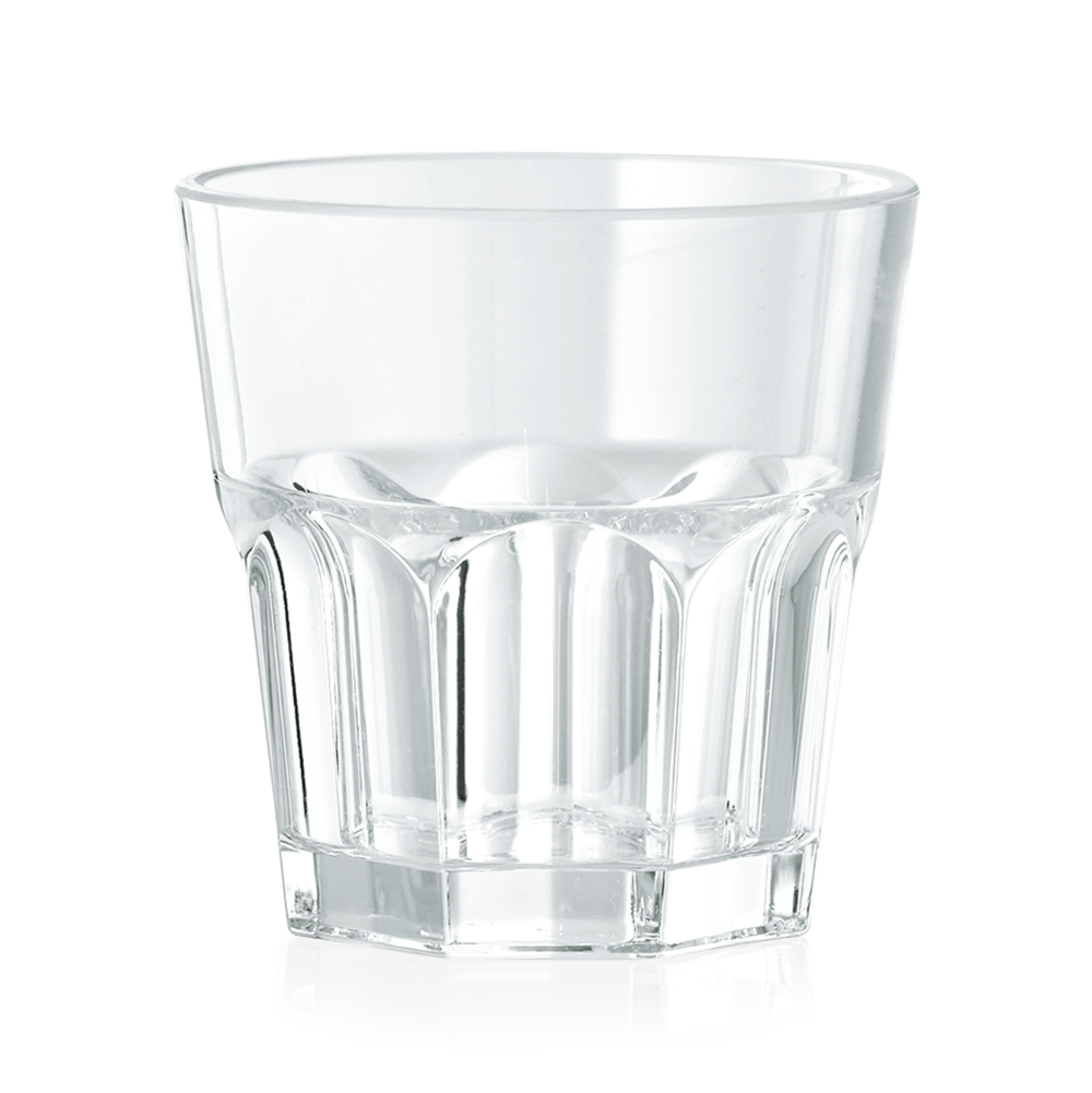 Lot de 12 verres à whisky en polycarbonate h 74 mm ø 55 mm - was germany