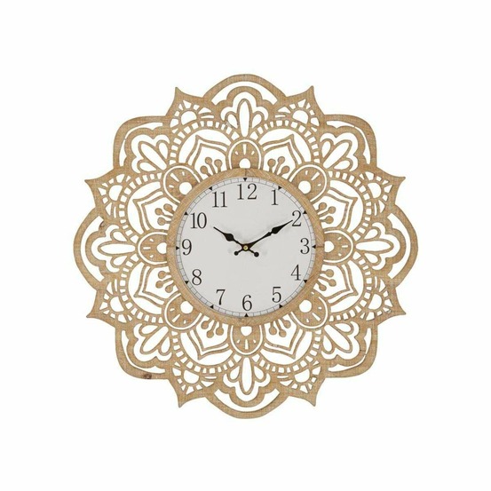 Horloge en mdf carving 60 x 4.5 cm