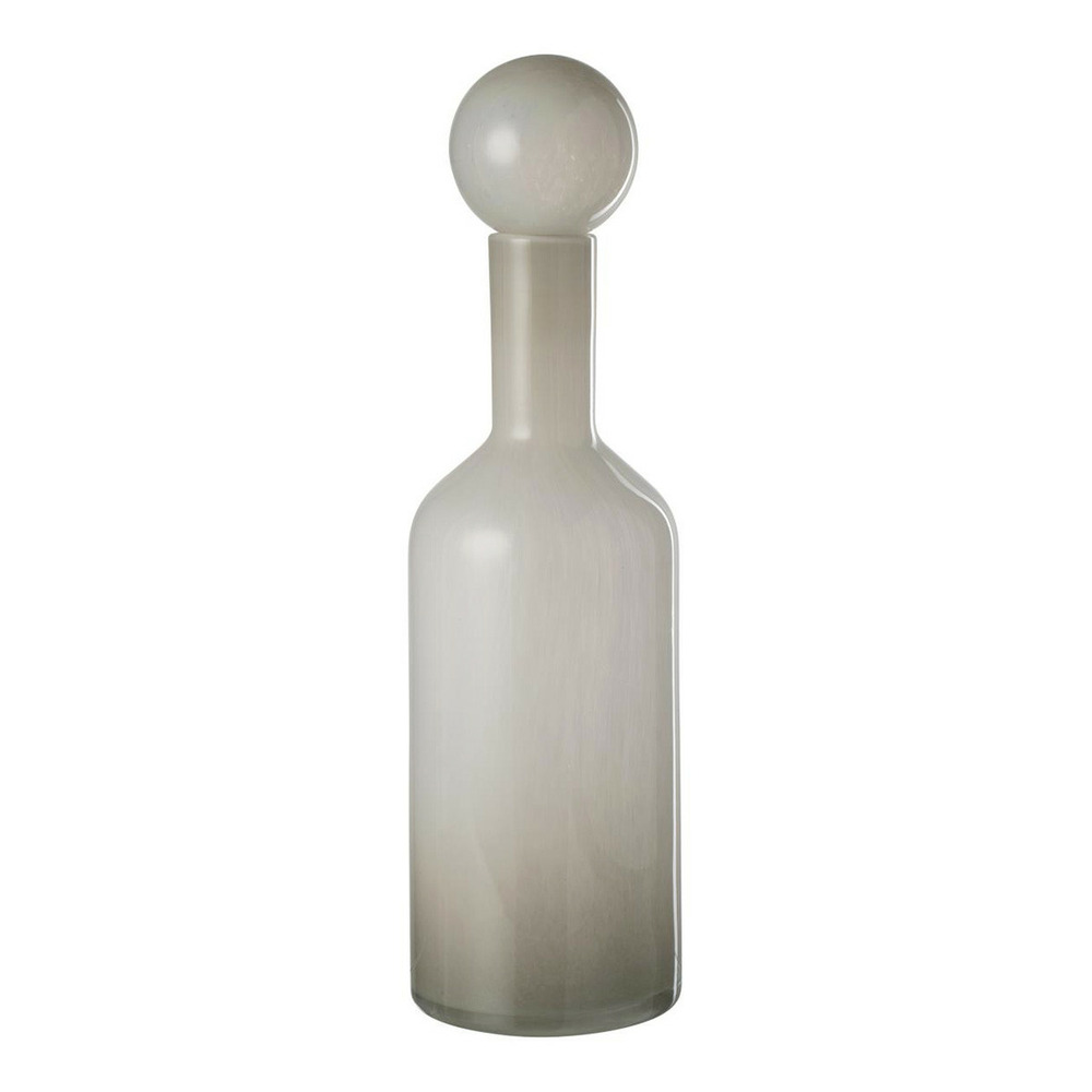 Vase bouteille bouchon en verre 