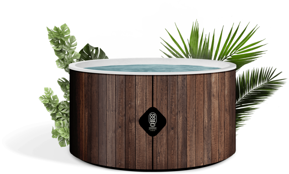 Coco spa helsinki spa gonflable - 150 cm de diamètre - 800 litres - moteur 2240 w - jusqu'à 4 personnes - Chauffant & Massant