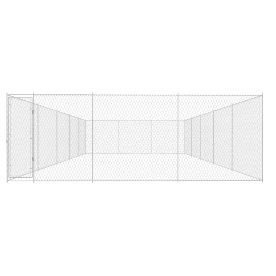 Chenil extérieur pour chiens acier galvanisé 950x570x185 cm