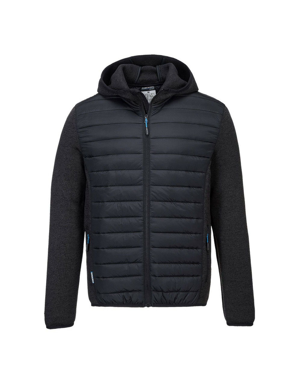 Veste bi-matière baffle kx3 couleur : gris marl taille m - portwest