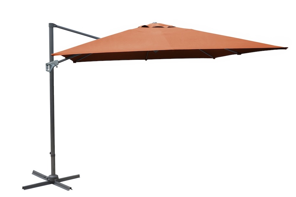Parasol déporté - nh - aluminium - ø300 - sienne