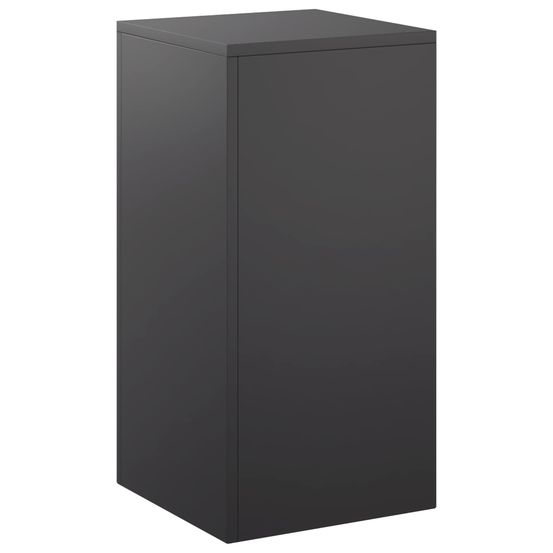 Support de plante noir 30 x 30 x 60 cm acier