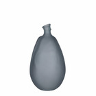 Mica decorations vase pinto - 26x26x47 cm - verre - gris