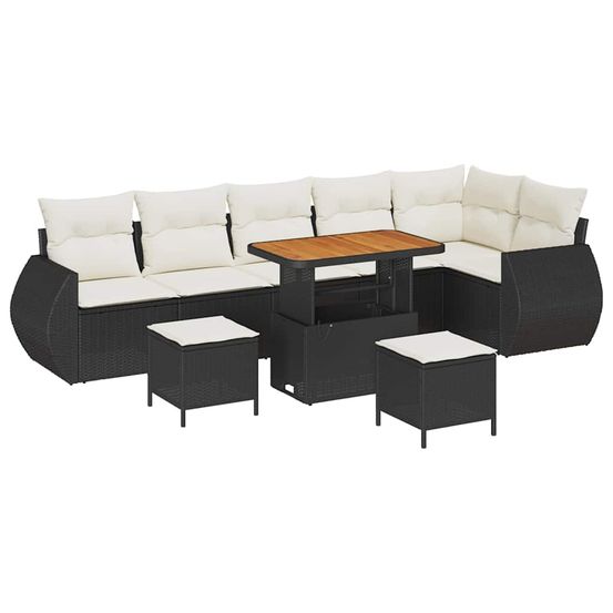Ensemble de canapé de jardin 9 pc 9-nombre de places