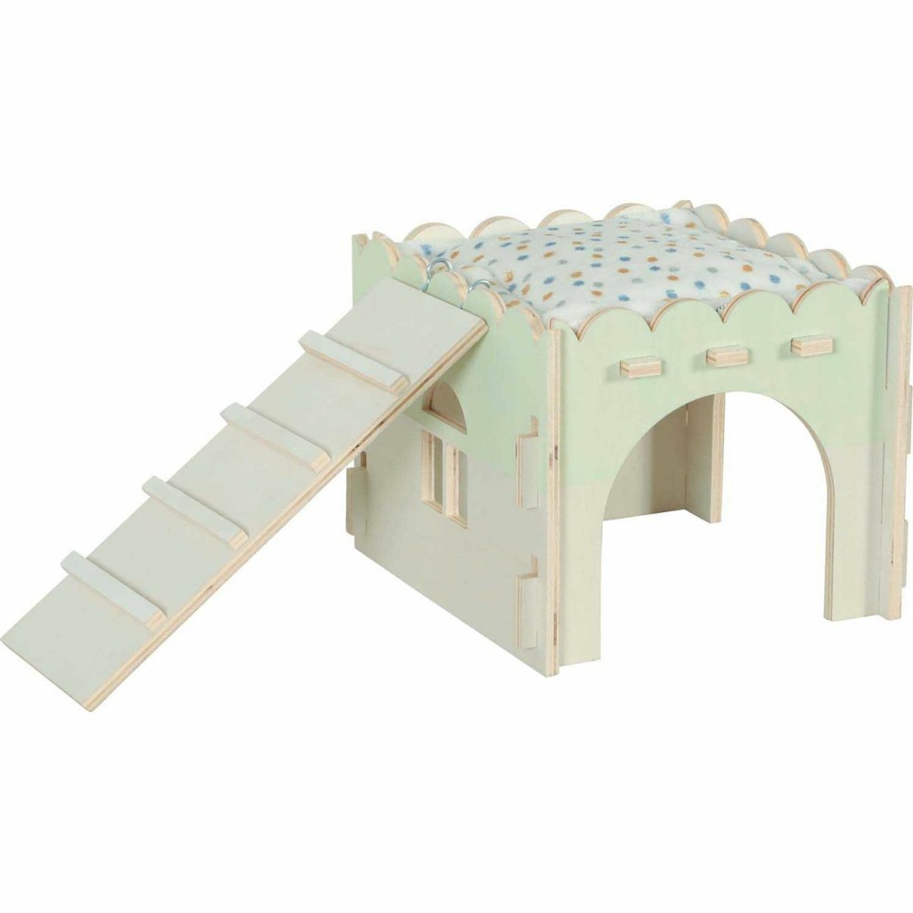 Maison en bois pour rongeurs cosy pour lapin nain