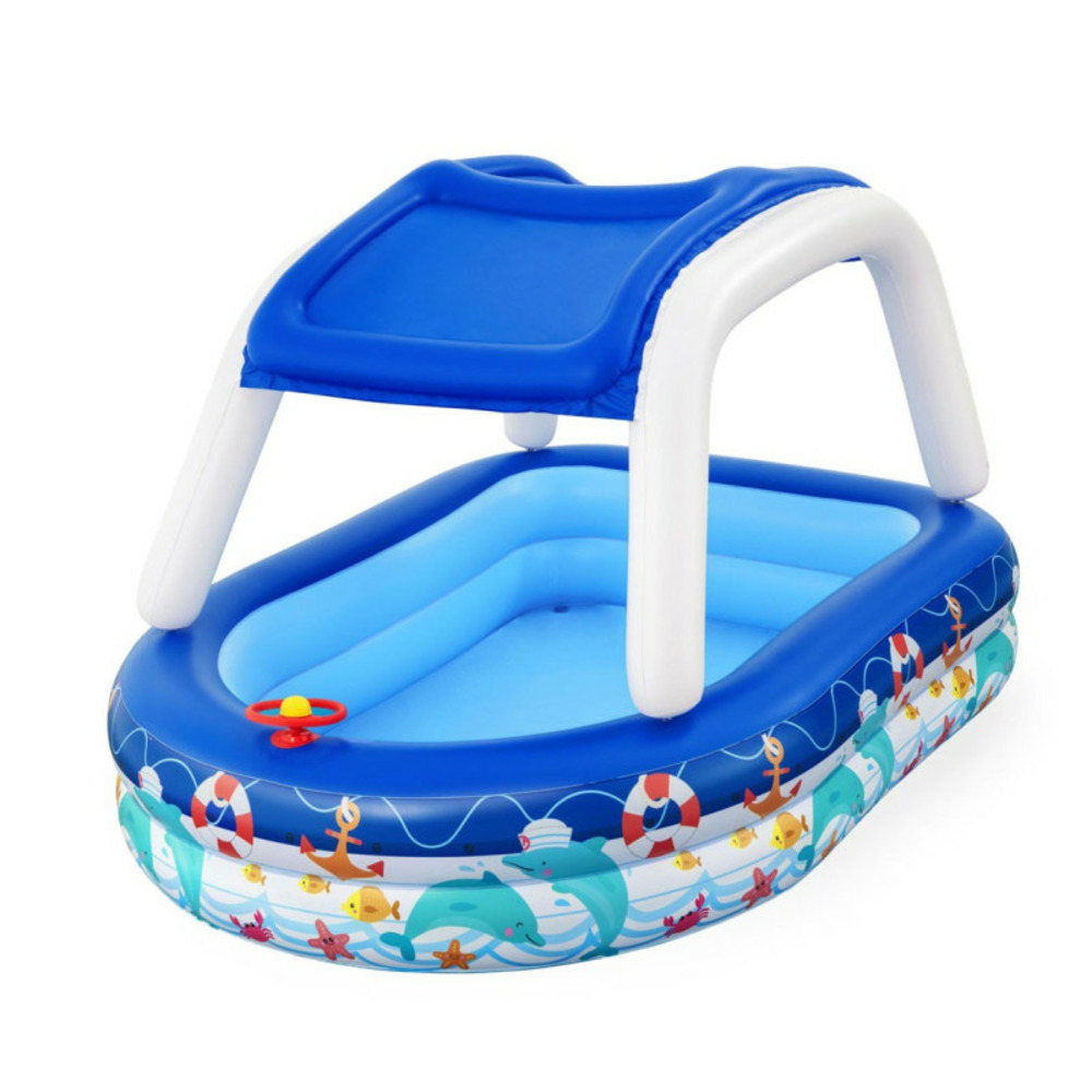 Bestway family pool with sunshade sea captain 7035071001