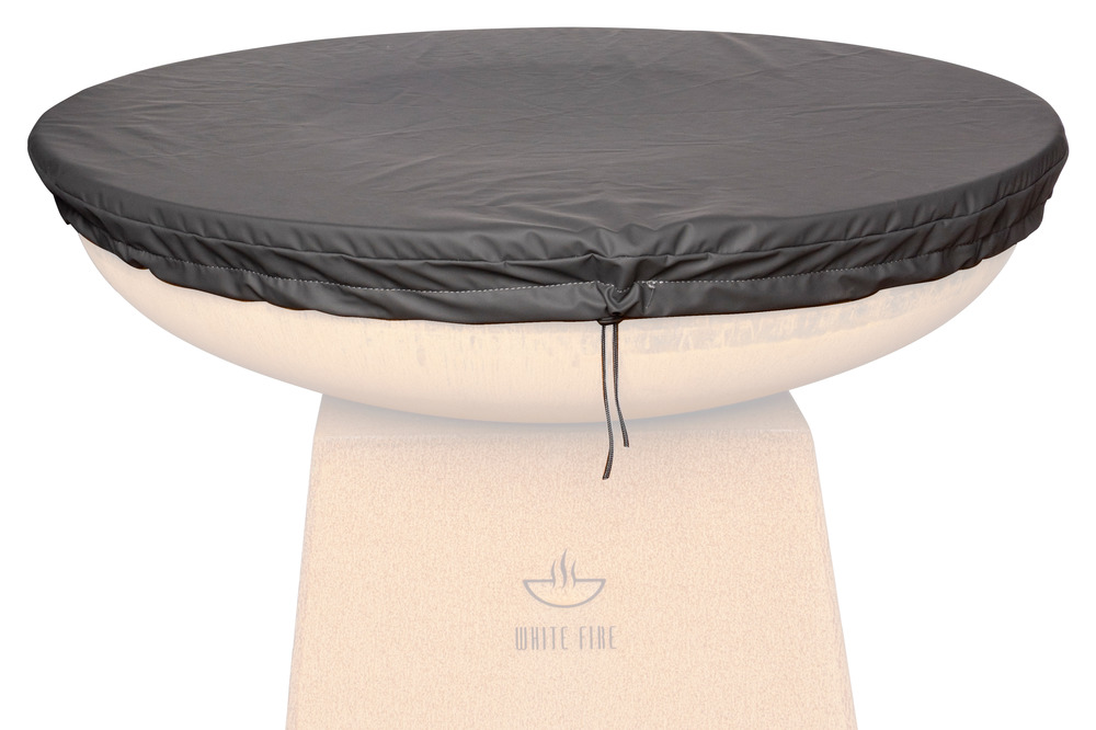 White fire housse pour bbq d102cm sangle de cordon + stopper