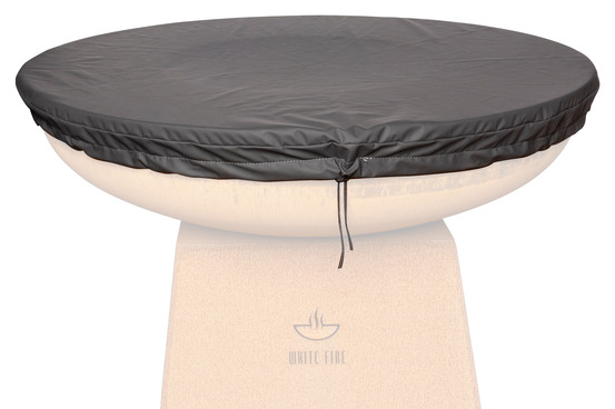 White fire housse pour bbq d102cm sangle de cordon + stopper