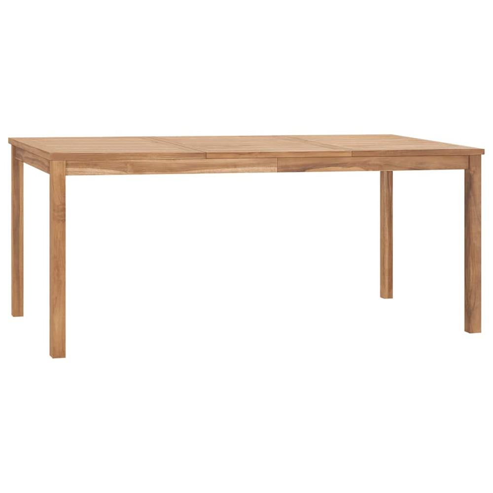 Table à dîner de jardin 180x90x77 cm bois de teck solide