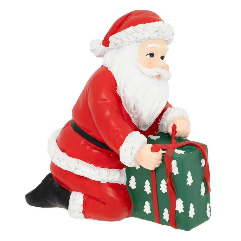 Décoration père noël en résine 