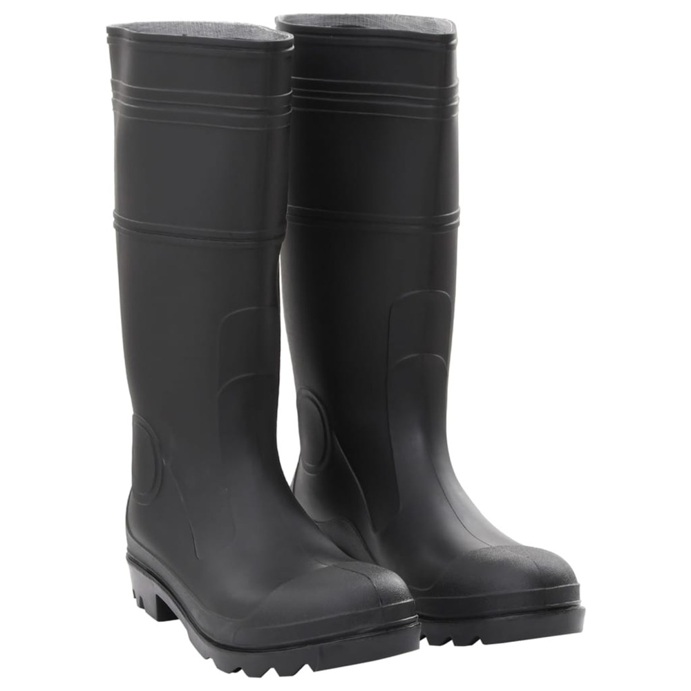 Bottes de pluie noir taille 45 pvc