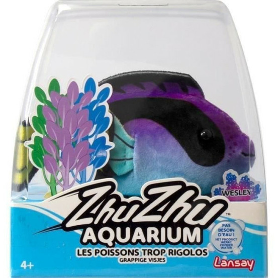 Animal miniature - lansay - 51120 - zhu zhu aquarium : merlin le poisson chirurgien