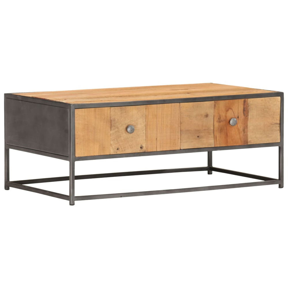 vidaXL Table basse 90 x 50 x 35 cm Bois de