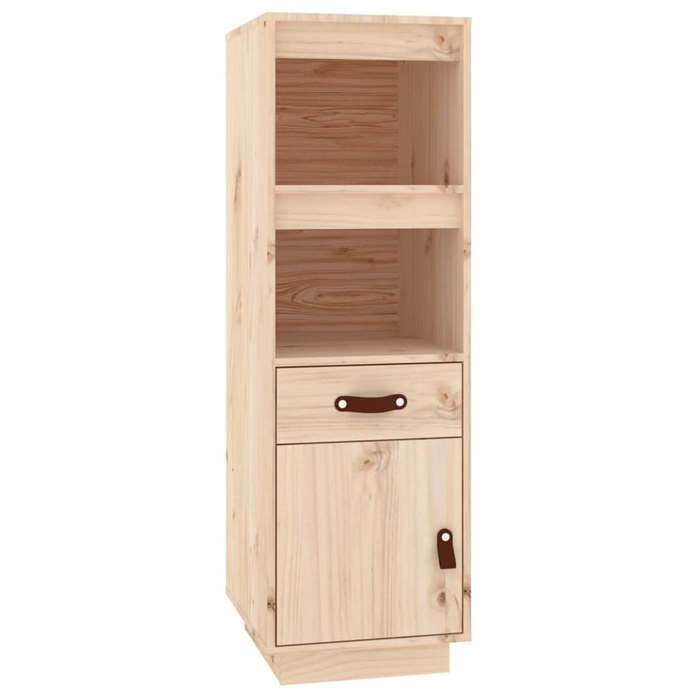 Buffet bahut commode armoire meuble de rangement organisateur cuisine salle de séjour salon haut 34 x 40 x 108,5 cm bois mass