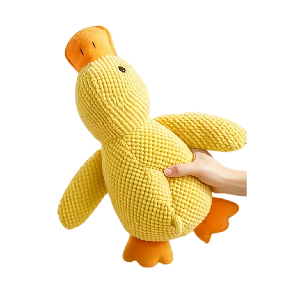 Jouet Couineur En Peluche En Forme De Canard Pour Chien - Résistant Aux Morsures