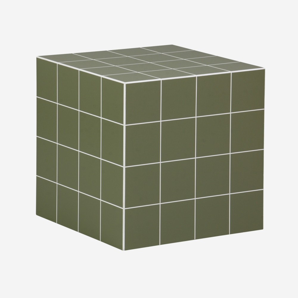 Table basse, table d'appoint cubique imitation carreaux de ciment 40x40cm - kubeeek