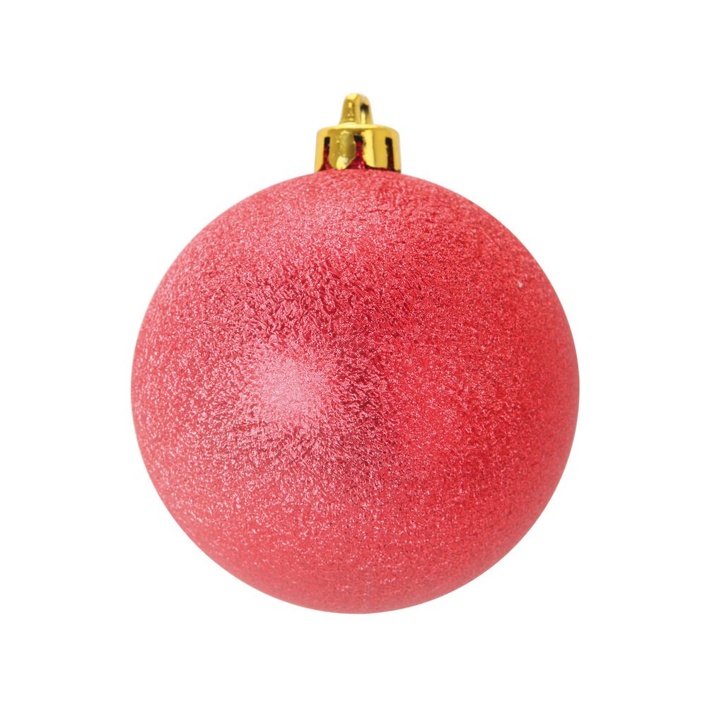 Set de 4 boules metalisees de noel