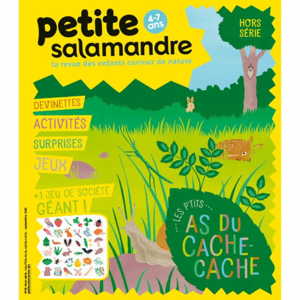 Hors-série petite salamandre 4-7 ans : les as du cache cache