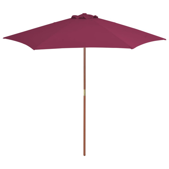 PARASOL AVEC MAT EN BOIS 270 C-(868023)
