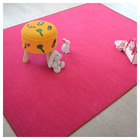 Tapis chambre d'enfant - pailleté flash - rose - 70 x 100 cm