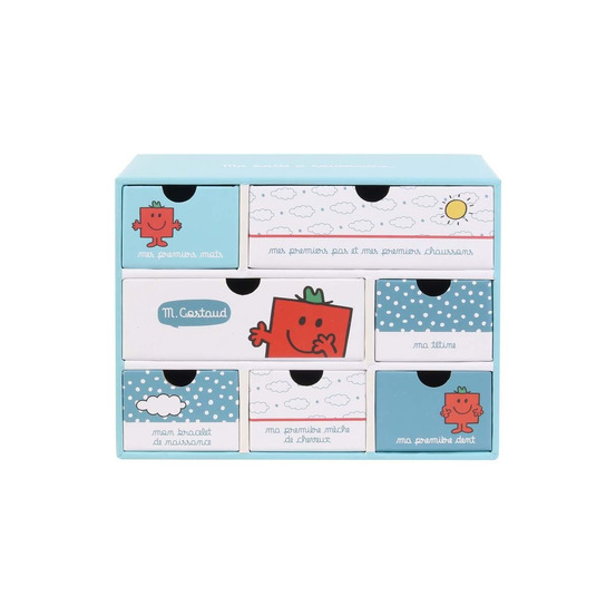 Boite à souvenirs naissance monsieur madame m costaud