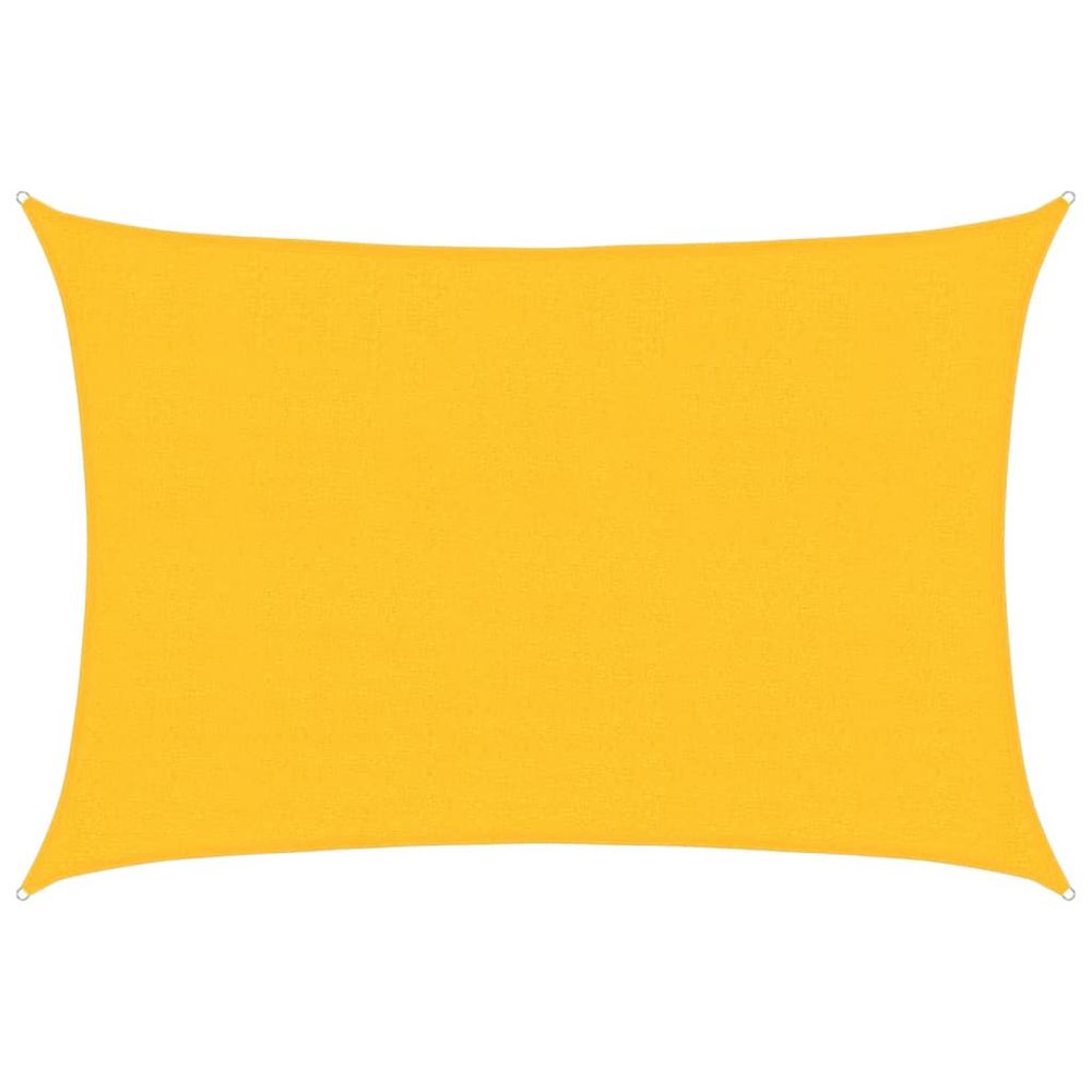Voile d'ombrage 160 g/m² jaune 2,5x3,5 m pehd