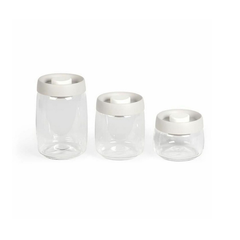 Bocaux sous vide 0.4l, 0.8l, et 1.2l transparent - men401