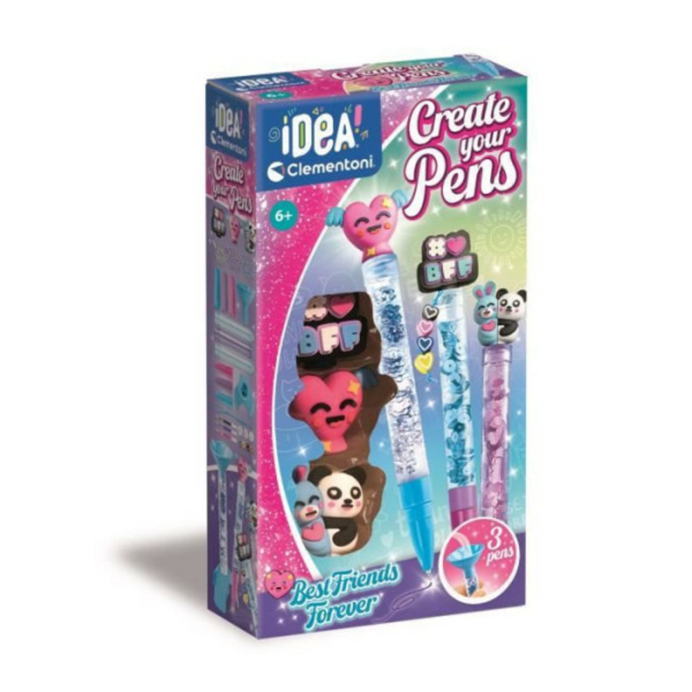 Clementoni - crée tes stylos - best friends