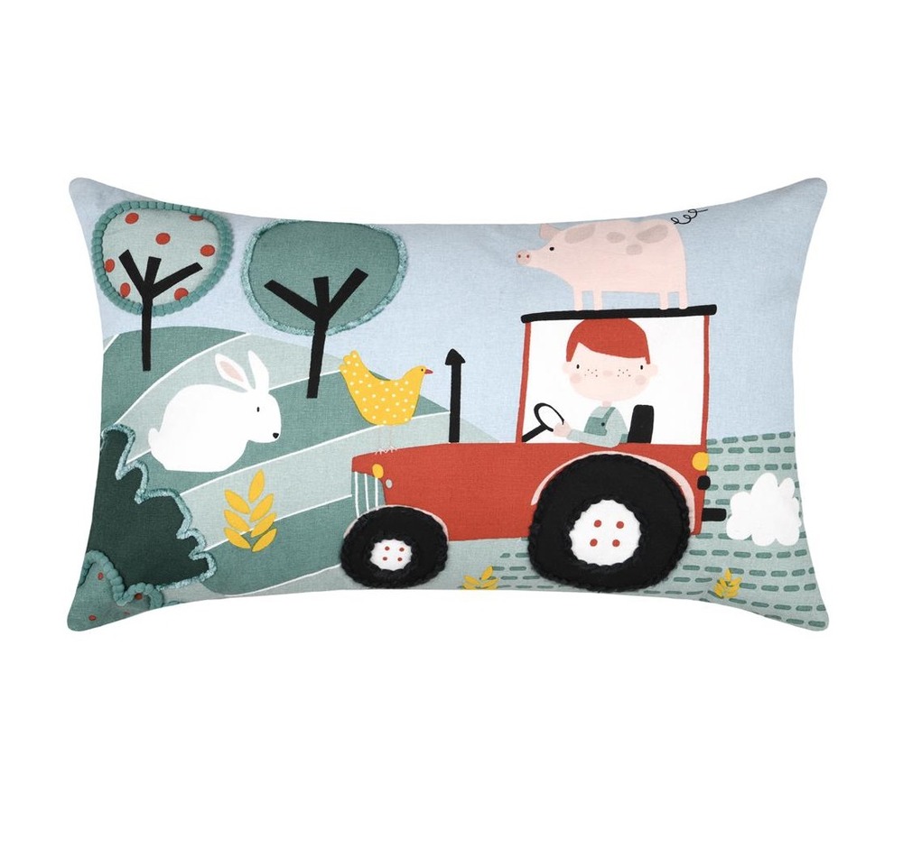Coussin dehoussable tom a la ferme