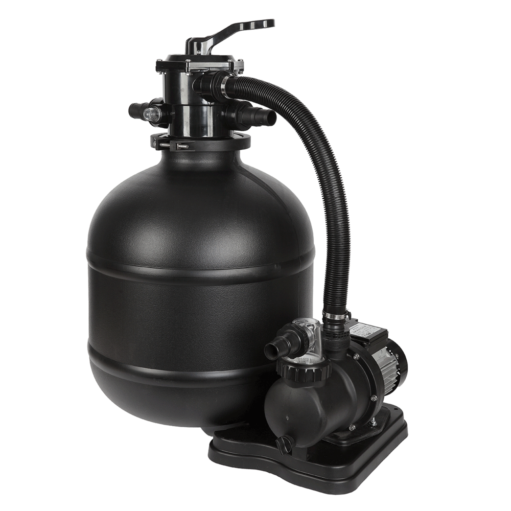 Groupe de filtration à sable 16 m3/h - cuve 150kg sable - 900w - piscine 80m3