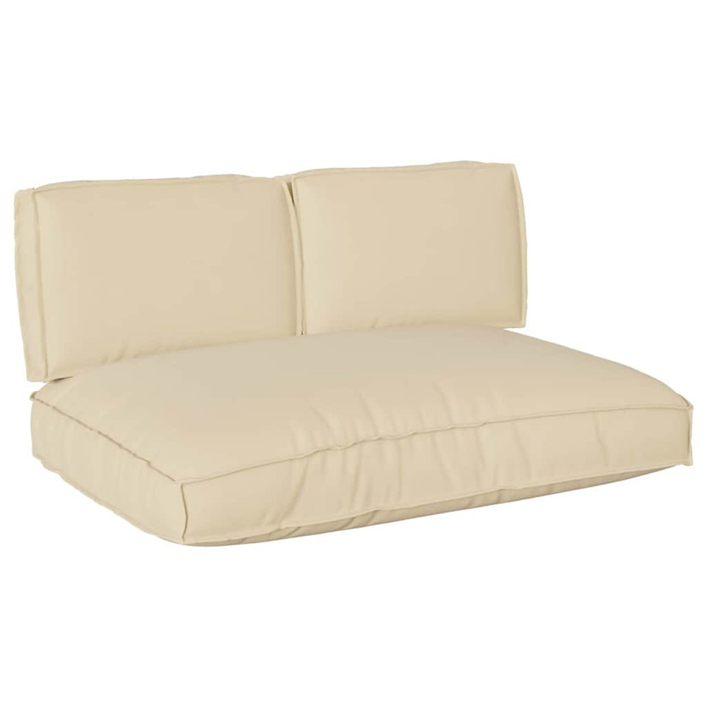 Ensemble de coussins 3 pcs beige tissu oxford