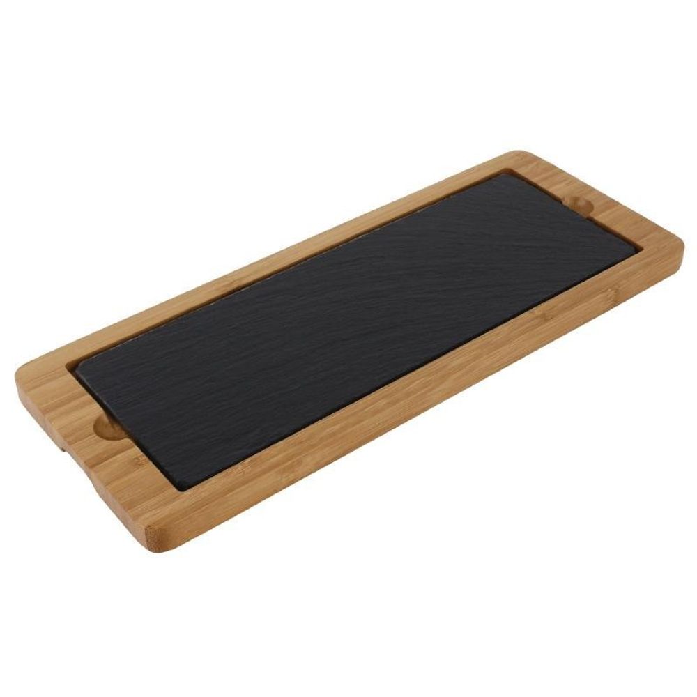 Planche support en bois 330 x 130 mm pour ardoise cm062 - olympia