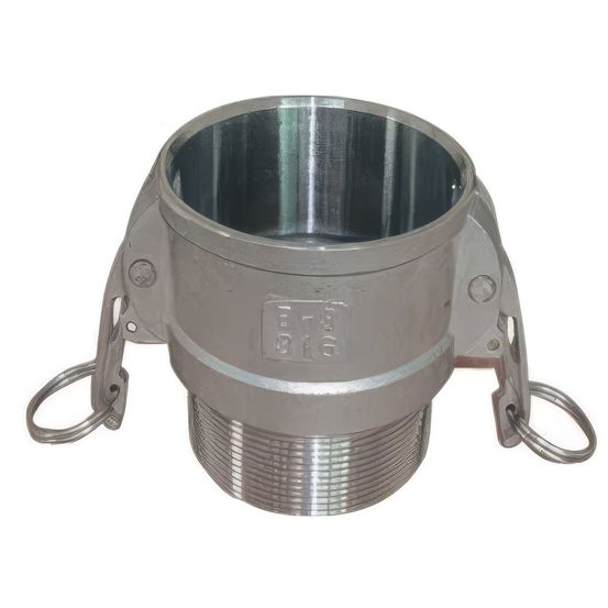 Raccord camlock femelle - embout fileté male en aluminium - type b - ø a: 1''___