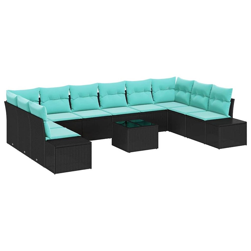Ensemble de canapé de jardin 10 pc 9-nombre de places