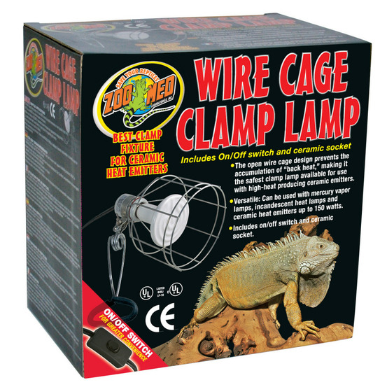 Support de lampe à pince à cage métallique lf-10ec pour terrarium