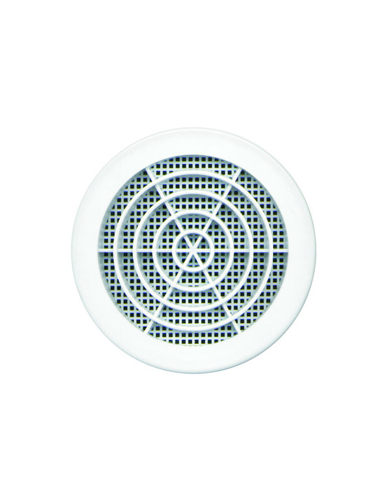 Grille ronde diamêtre 100mm blanche - dmo
