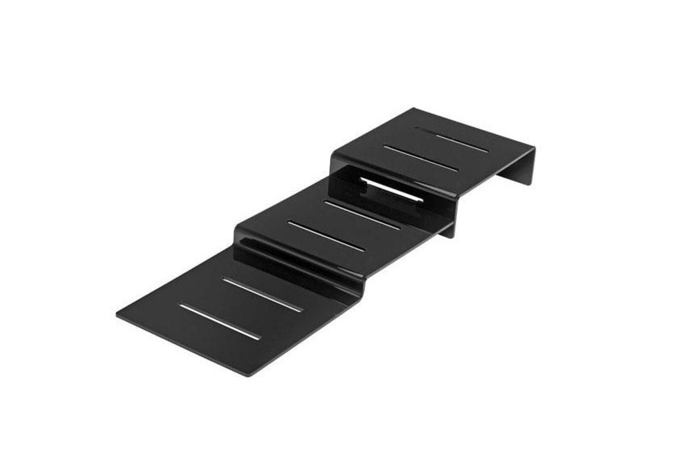 Escalier 3 marches plexiglas noir-l2g