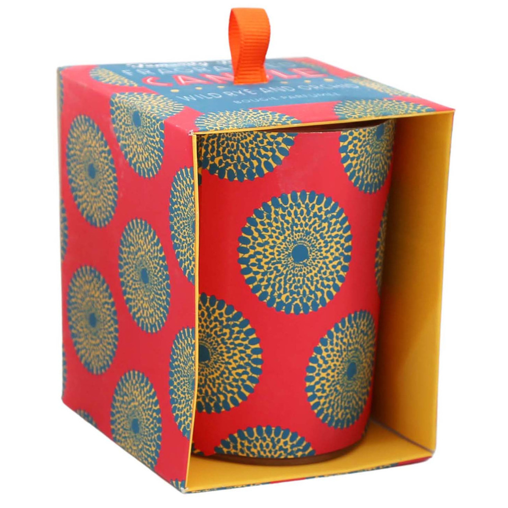 Bougie parfumée votives 8 x 10 cm batik soleils