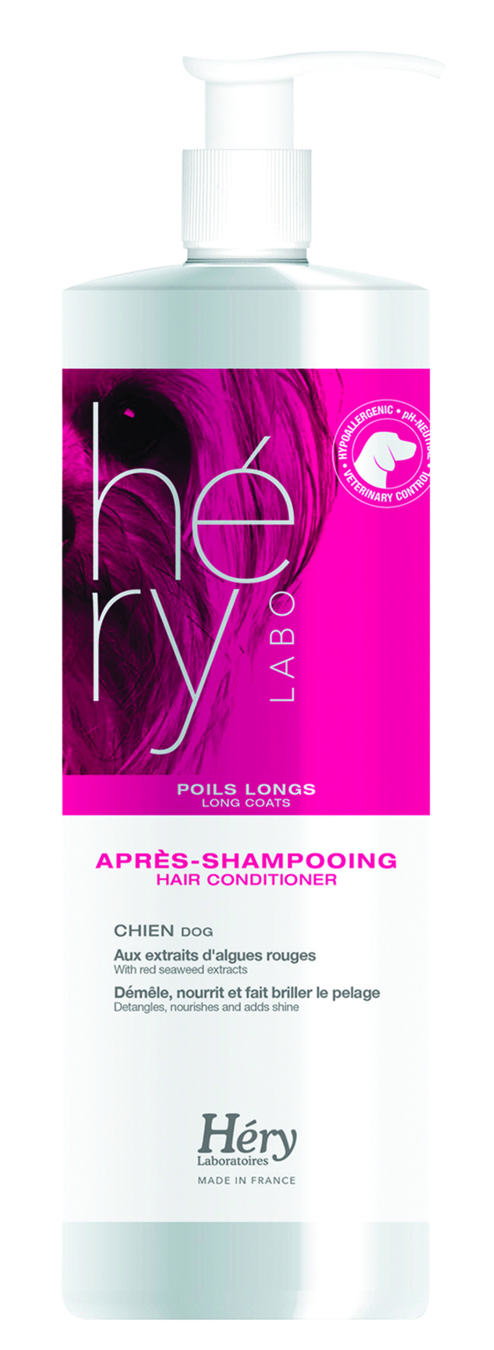 Après shampoing poils longs laboratoires héry : 1l