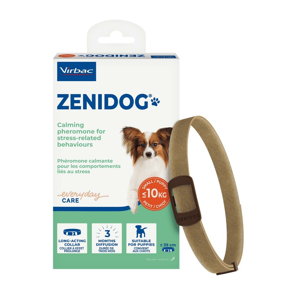 Zenidog collier chien phéromones apaisantes petit / moyen chien