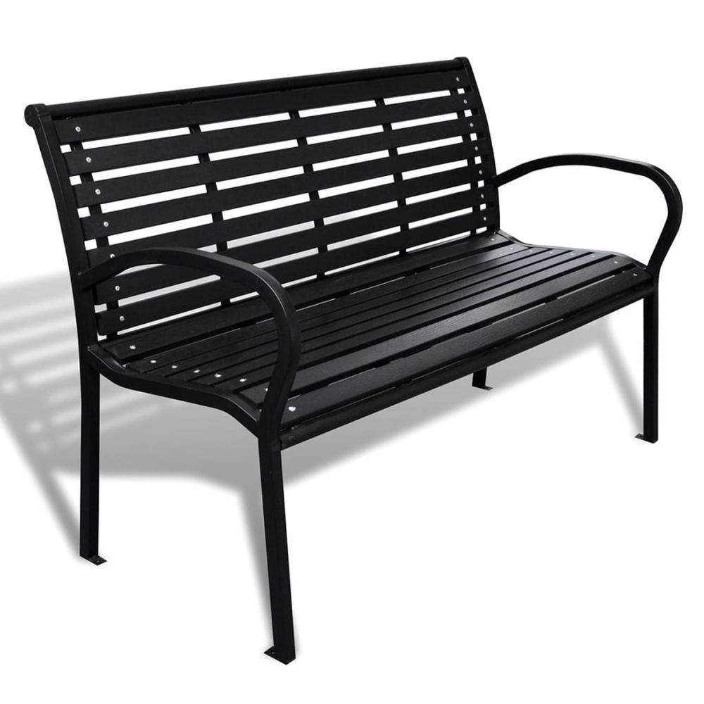 BANC DE JARDIN 125 CM ACIER ET-(869030)