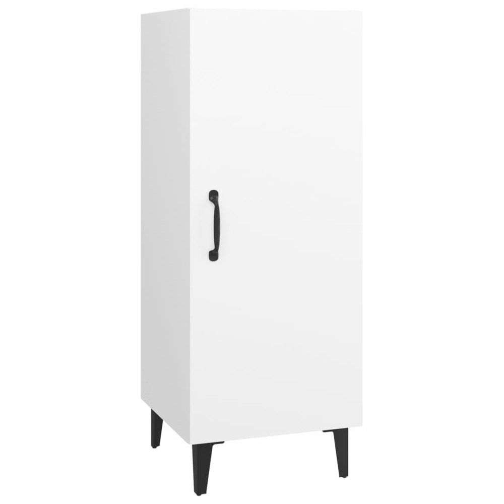 Buffet bahut commode armoire meuble de rangement organisateur cuisine salle de séjour salon 34,5 x 34 x 90 cm bois d'ingénier