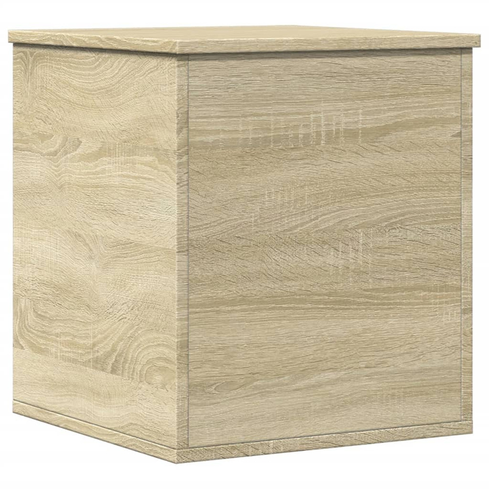 Boîte de rangement chêne sonoma 40x42x46 cm bois d'ingénierie
