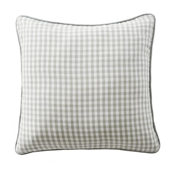 Coussin dehoussable en gaze de coton vickie vichy