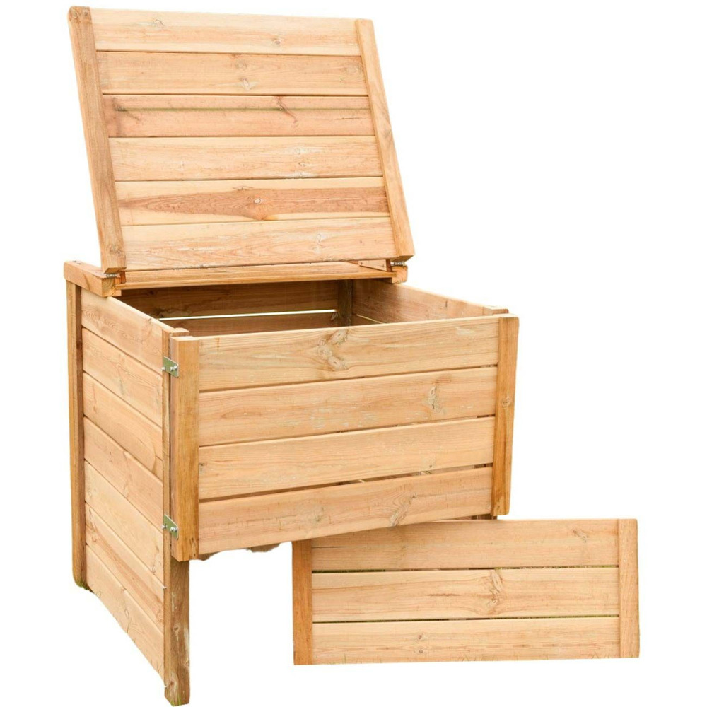 Composteur de jardin 650 litres douglas du morvan