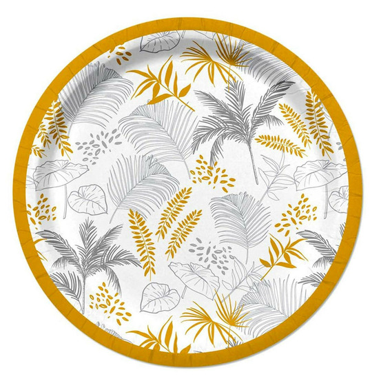 Lot de 10 assiettes en carton