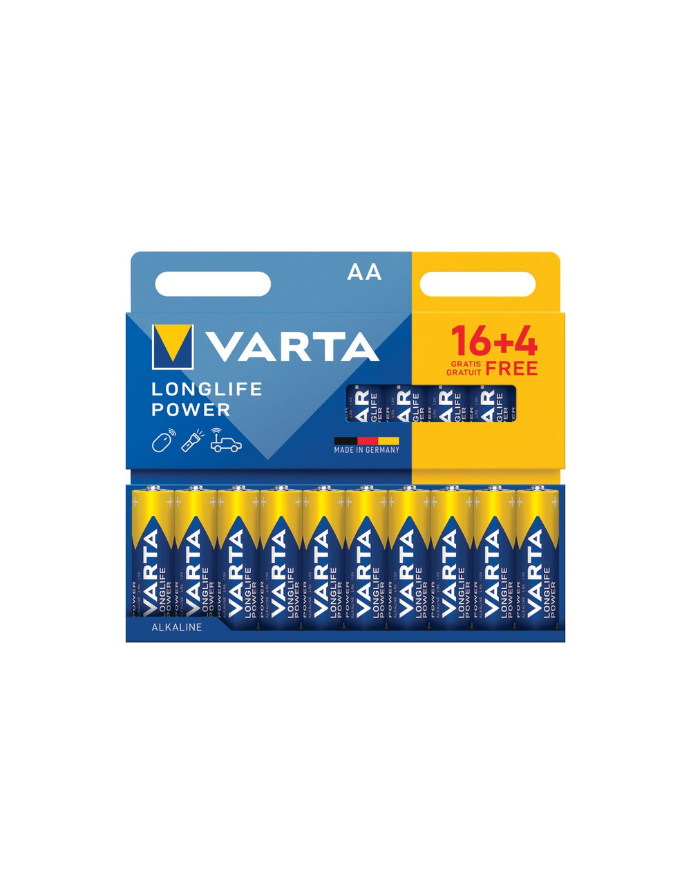 Longlife power aa bli 16+4