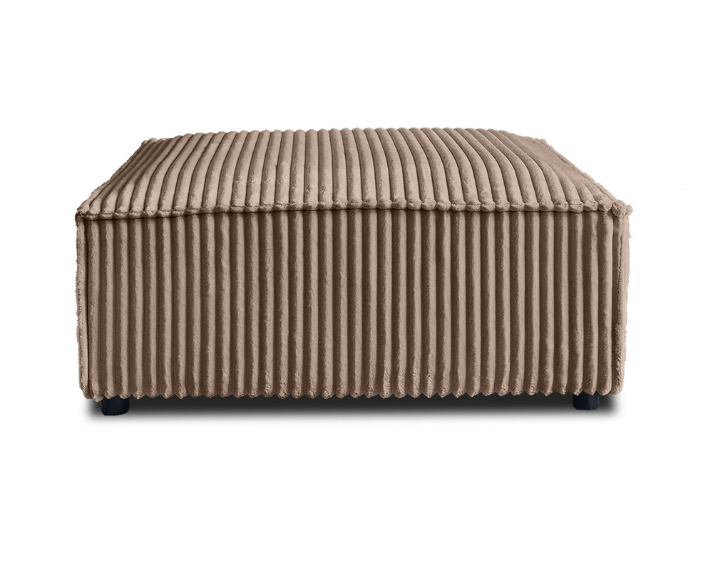 Stella - pouf - en velours côtelé grosses côtes